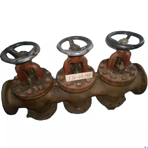 Трехклапанная коробка 100x6 мм НЗФС